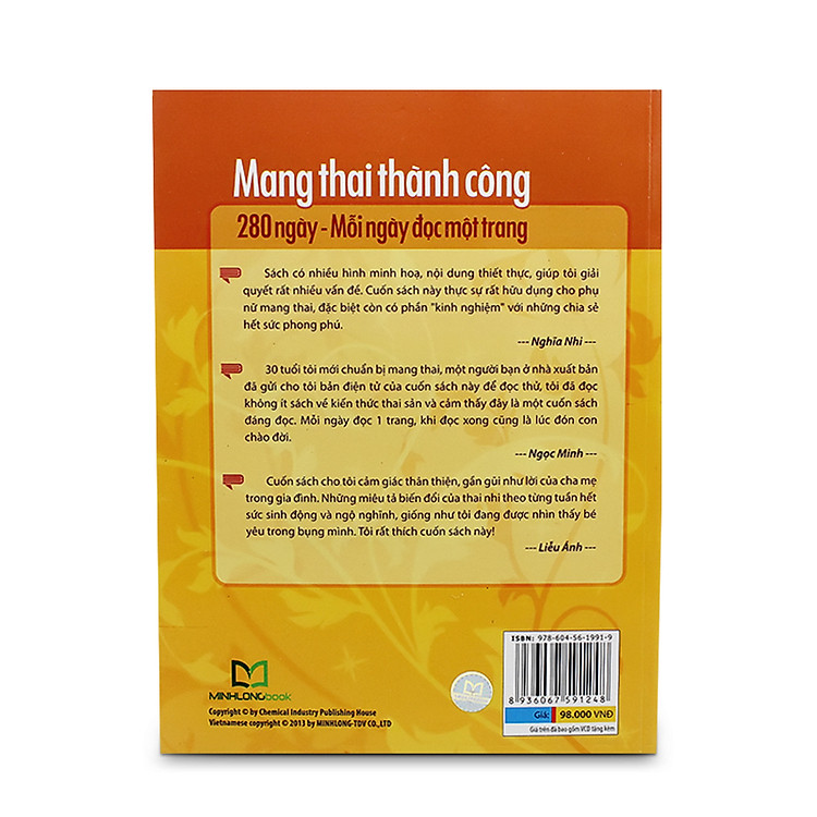 Mang Thai Thành Công - 280 Ngày, Mỗi Ngày Đọc Một Trang - Ảnh 2