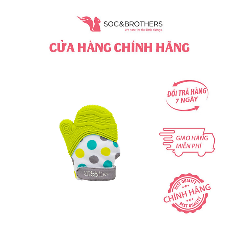 Găng tay gặm nướu Bbluv Gluv Lime Chính hãng Giá rẻ - Hình ảnh 3