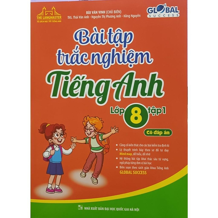 Global Success – Bài Tập Trắc Nghiệm Tiếng Anh Lớp 8 – Có Đáp Án (Tập 1)