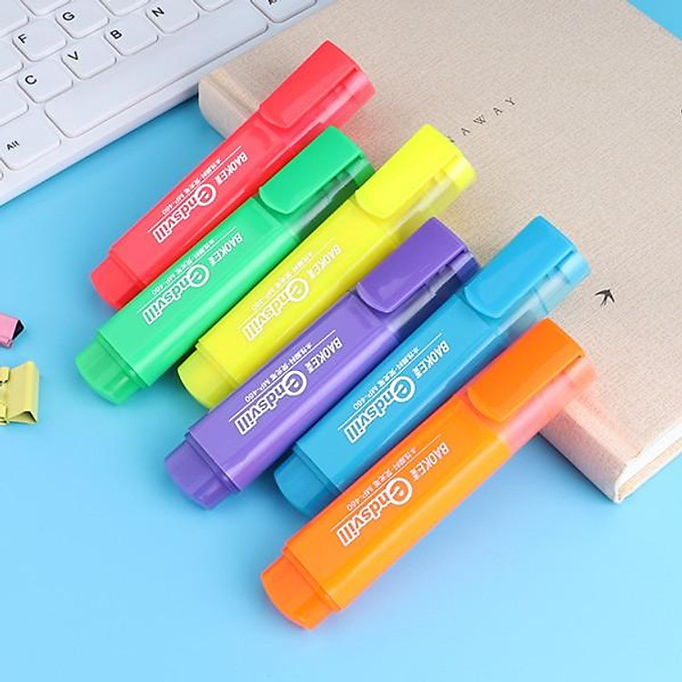 Hộp Bút Highlighter/Marker BAOKE MP460 (6 màu) - Ảnh 4
