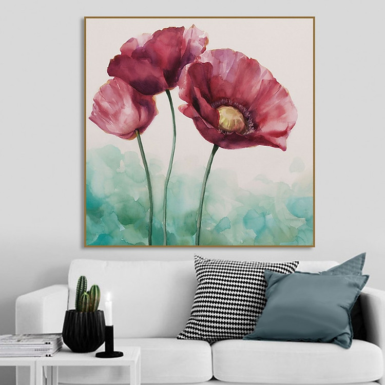 Tranh Hoa Đỏ Tranh Trang Trí