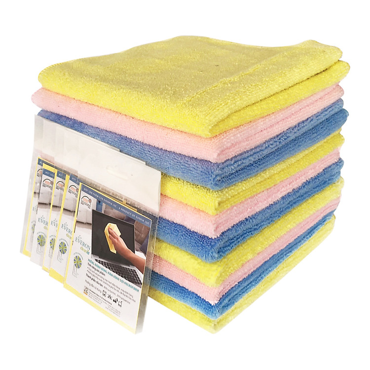 Bộ 10 Khăn Lau Đa Năng Everon (Tặng 5 Miếng Lau Màn Hình)