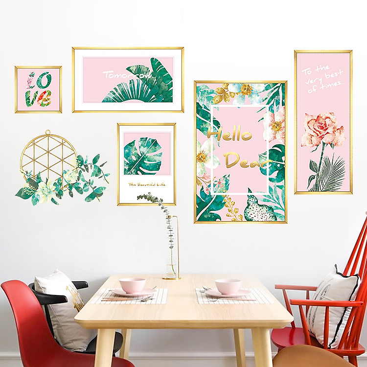 Sticker Decal dán tường 3D Hello Dear Zooyoo QR9078