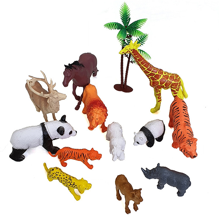 Đồ Chơi Mô Hình Động Vật Hoang Dã Animal World 12 Chi Tiết Cho Trẻ Trên 3 Tuổi
