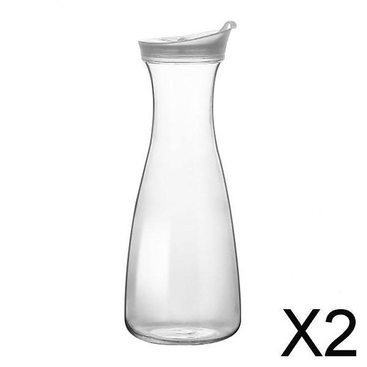 Water Jug 2x Juice Jug Drink Jug Beer Jug 600ml Fruit Jug