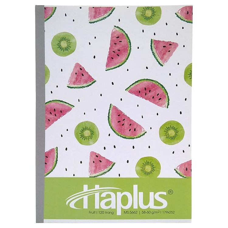 Vở Haplus Fruit Kẻ Ngang 120 Trang (Mẫu bao bì ngẫu nhiên) - Ảnh 6