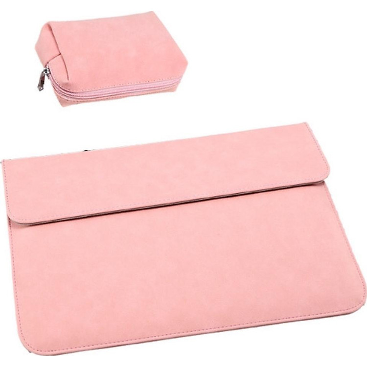 Bao da, túi da, cặp da chống sốc cho macbook, laptop, surface kèm ví đựng phụ kiện