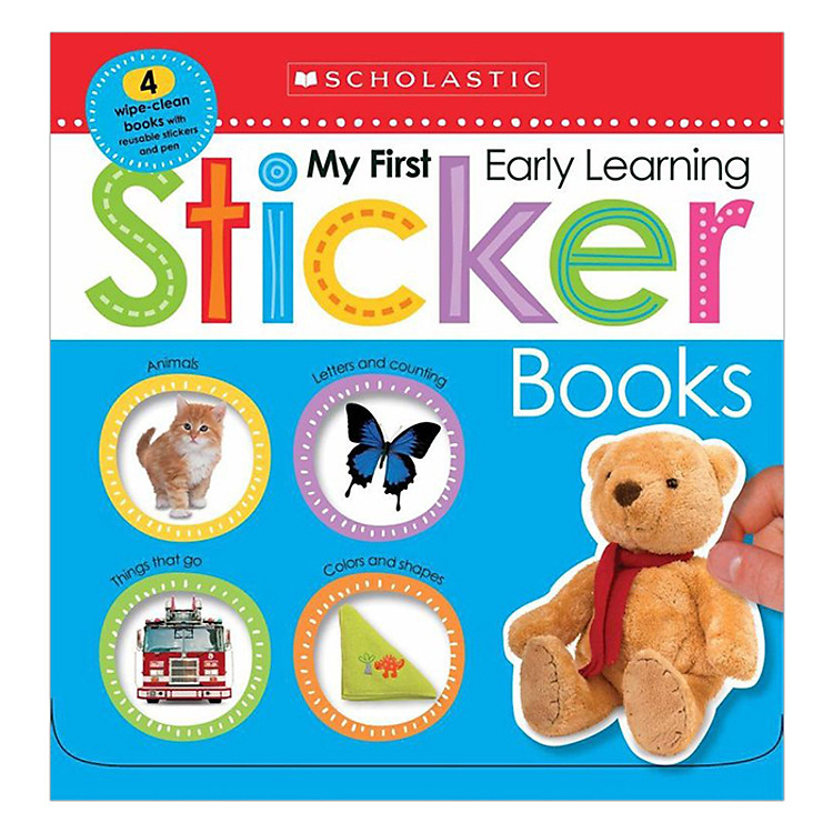 Sách My First Early Learning Sticker Books Boxset