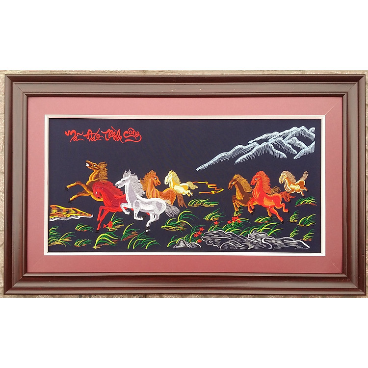 TRANH THÊU MÃ ĐÁO THÀNH CÔNG