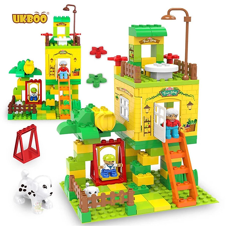 Mua tại Tiki: Bộ Xếp Hình UKBOO 97 Chi Tiết Chính hãng Tiết kiệm
