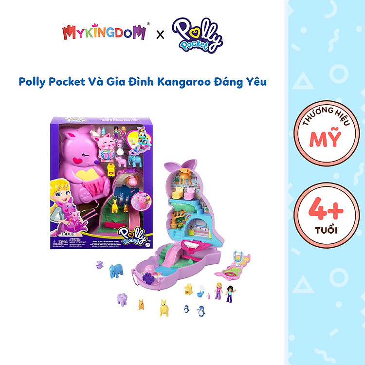 Mua tại Lazada: Mua Đồ Chơi Gia Đình Kangaroo POLLY POCKET Chính hãng Giá rẻ