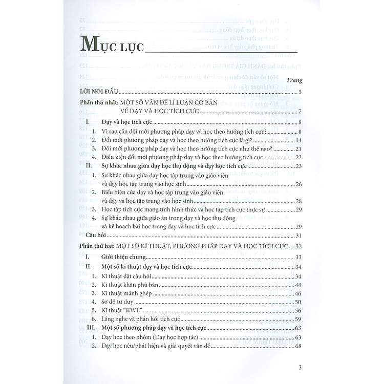 Dạy Và Học Tích Cực Một Số Phương Pháp Và Kĩ Thuật Dạy Học (Tái bản năm 2022) - Ảnh 3
