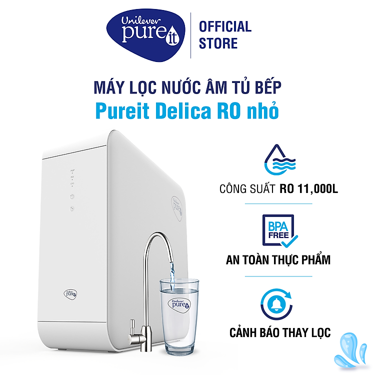Máy lọc nước Pureit Delica Âm tủ bếp RO 11,000L UR5440 ,Hàng chính hãng
