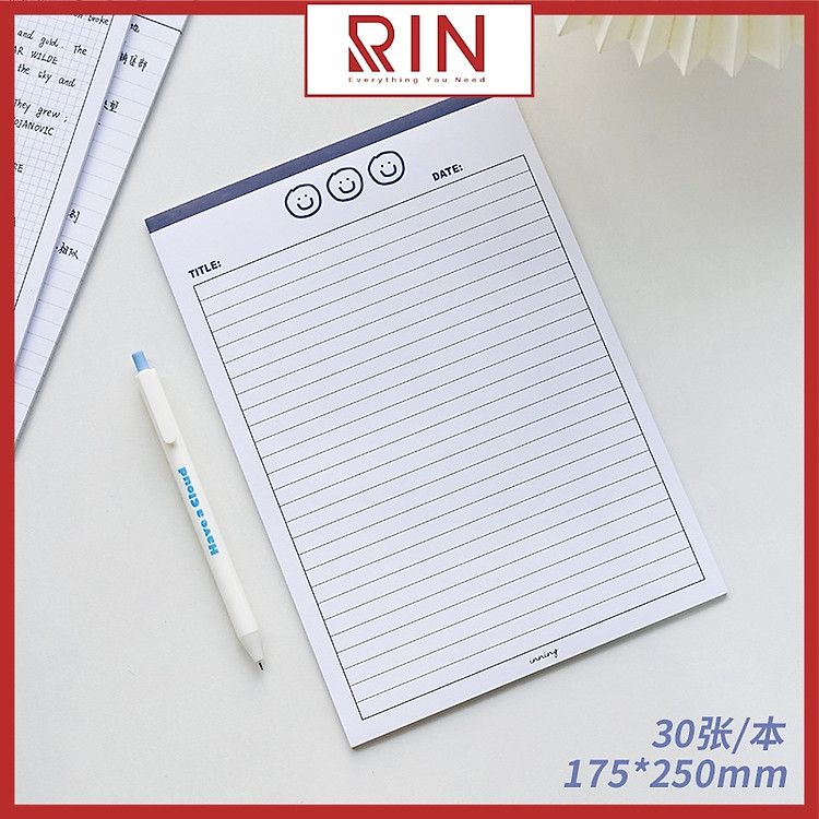 Sổ Ghi Chú Học Từ Vựng (Smile)