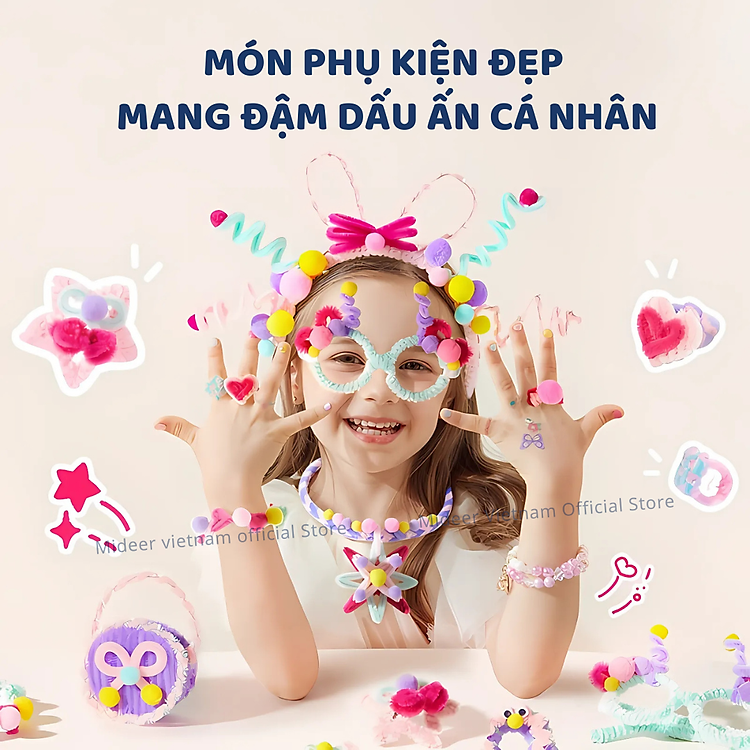 Kẽm nhung làm hoa, kẹp tóc Mideer Chính hãng Giá rẻ - Hình ảnh 3