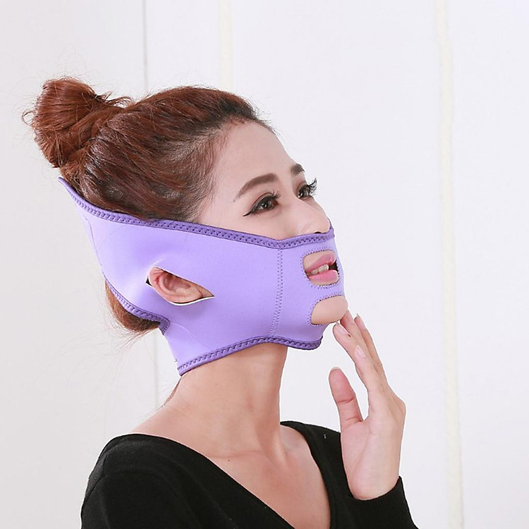 V Line Face Shaper Belt Facial Shaping Strap Belt Band for Double Chin Cheek Lifting Up - 4 Colors Optional