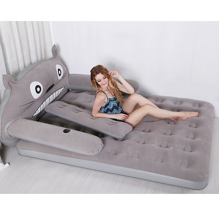 Giường hơi mèo - tặng bơm ,gối