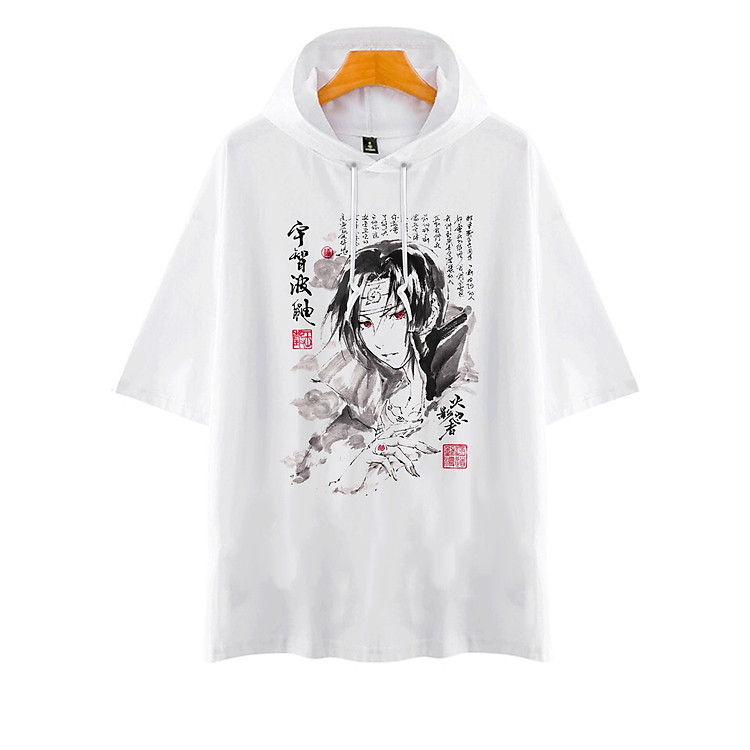 Áo Hoodie Tay Lỡ Có Mũ Dáng Rộng Naruto MS 11