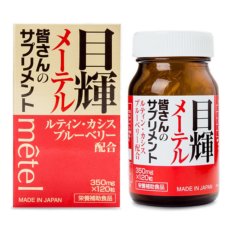 Thực Phẩm Chức Năng Viên bổ mắt Mêtel (Hộp 120 Viên)