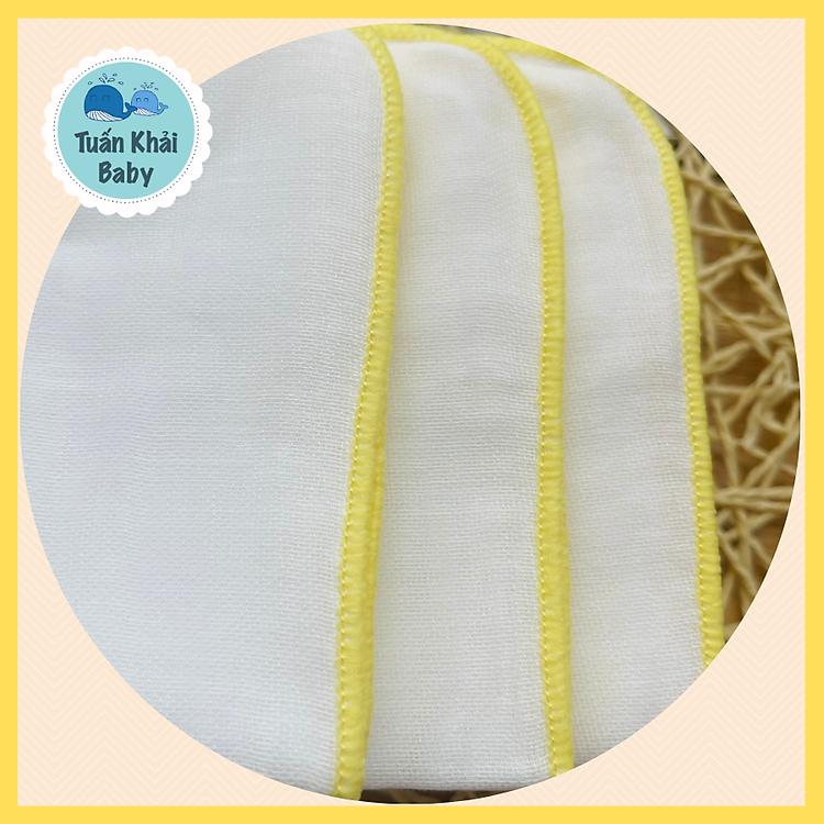 Mua Khăn Sữa Gạc 4 Lớp CUNCON 10 Cái Chính hãng Tiết kiệm - Hình ảnh 3