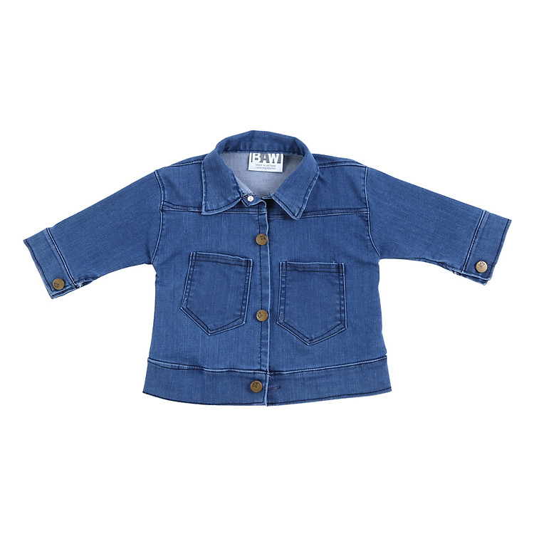 Áo Khoác Bò Cún Con Unisex Cho Bé - Xanh