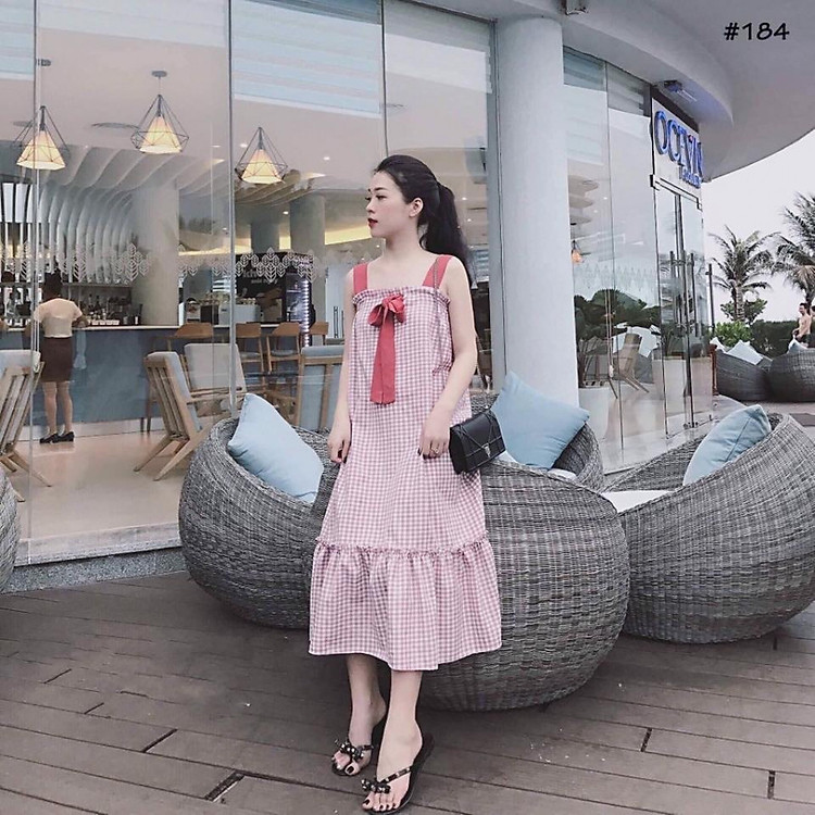 Đầm Maxi Bầu Siêu Xinh TD37
