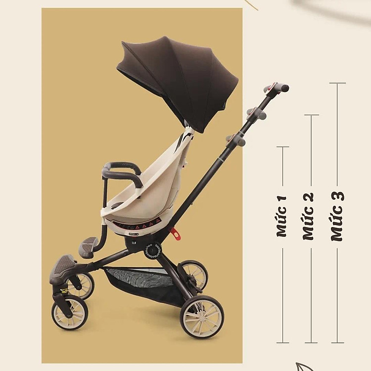 Xe đẩy gấp gọn Baobaohao V18 Chính hãng Tiết kiệm - Hình ảnh 3