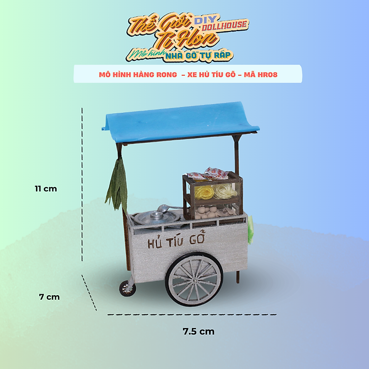 Mô Hình DIY Xe Hủ Tiếu Gõ Chính hãng Tiết kiệm