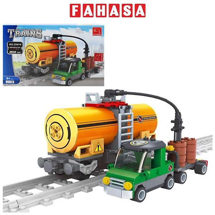Mua tại Tiki: Mua Đồ Chơi Lắp Ráp Xe Lửa Keyixing Chính hãng Ưu đãi
