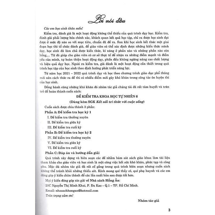 Đề Kiểm Tra Khoa Học Tự Nhiên Lớp 6 - Ảnh 2