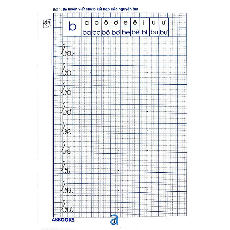 Chuẩn Bị Cho Bé Vào Lớp 1 - Dành Cho Bé 5-6 Tuổi - Bé Tập Viết Chữ (Quyển 1) - Ảnh 2