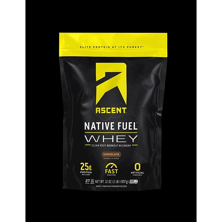 Ascent Native Whey 0.91kg chứng nhận "Informed Sport Certified" - Chính hãng USA