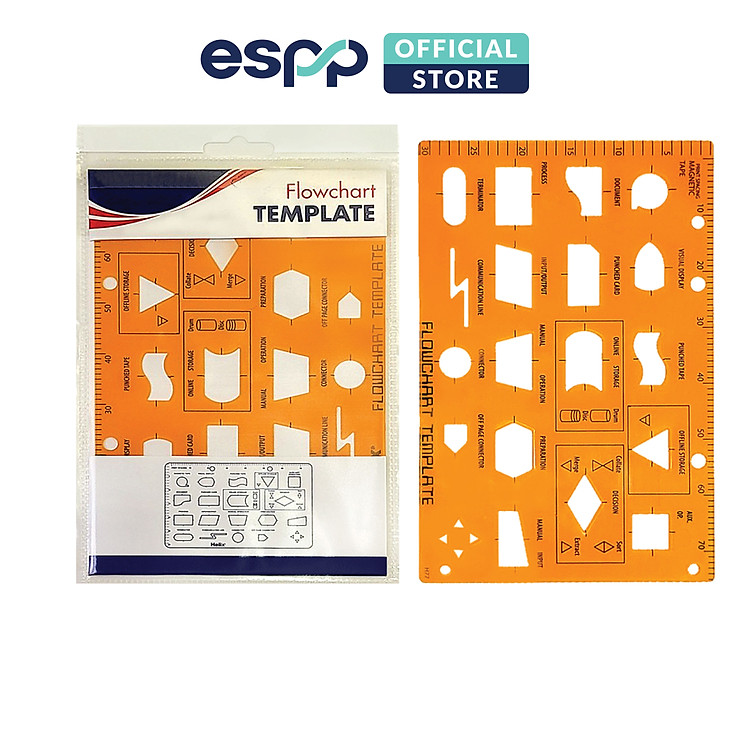 Thước dẻo vẽ flowchart 19 mẫu – HELIX