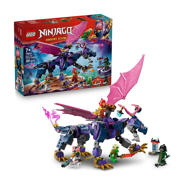 Đồ Chơi Lắp Ráp Rồng Bậc Thầy Rontu LEGO NINJAGO 71842 (381 chi tiết)