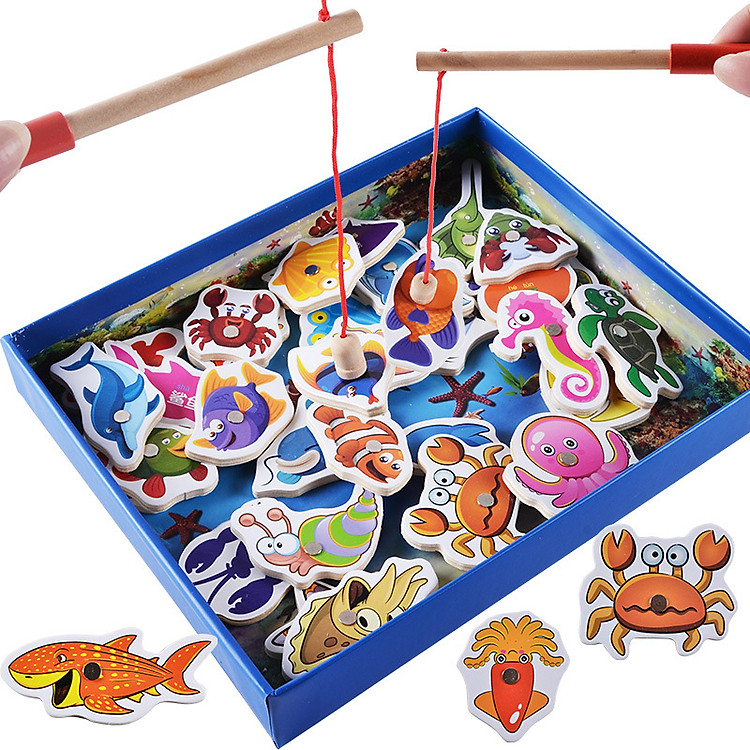 Đồ chơi câu cá gỗ 32 chi tiết