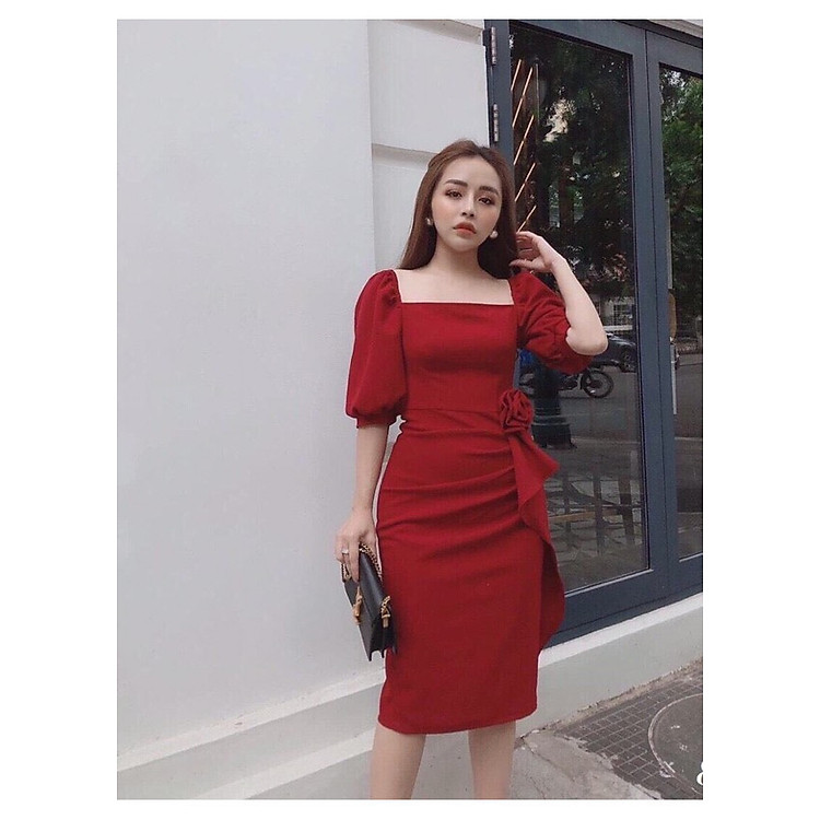 Đầm ôm body chất thun umi siêu đẹp