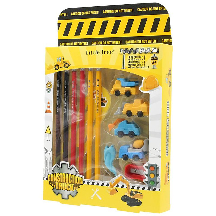 Bộ Dụng Cụ Học Tập Xe Công Trình Construction Truck (13 chi tiết) - Ảnh 5