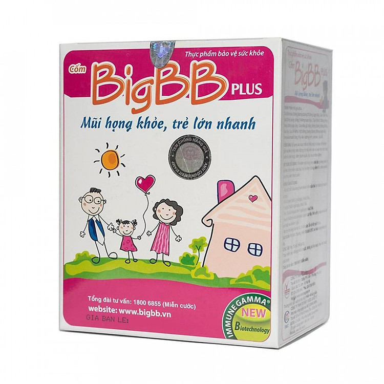 Thực phẩm Chức Năng Cốm BigBB Plus - Mũi Họng Khỏe, Mẹ An Tâm