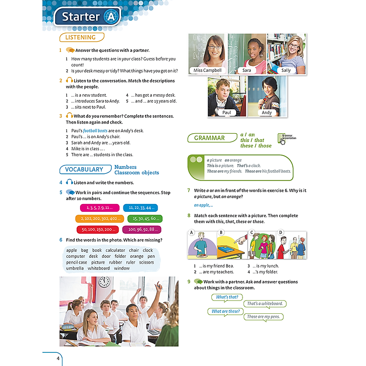 Achievers Grade 7 Student's Book with CLIL Book - Ảnh 4