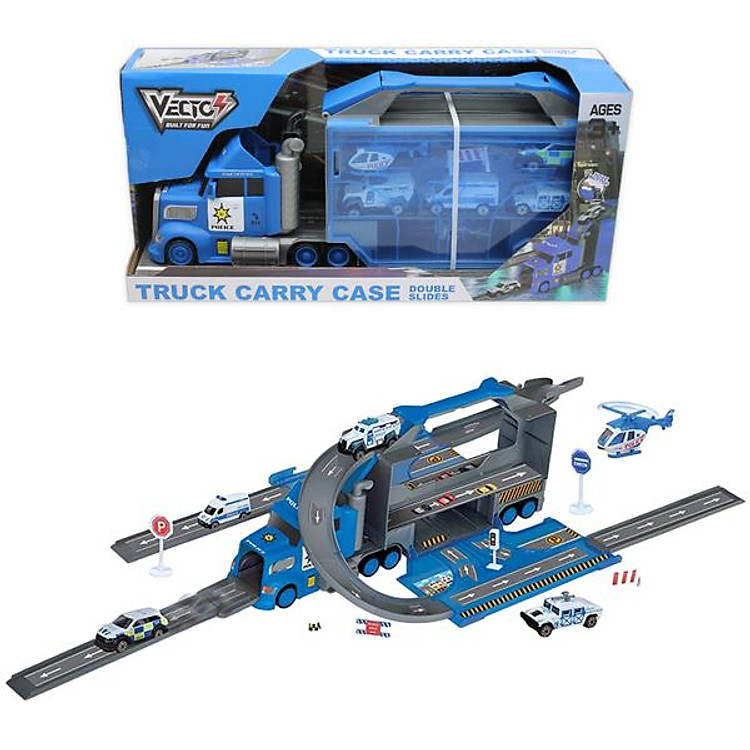 Bộ Đồ Chơi Xe Tải Cảnh Sát Vecto VT112 Chính hãng Giá rẻ - Hình ảnh 2