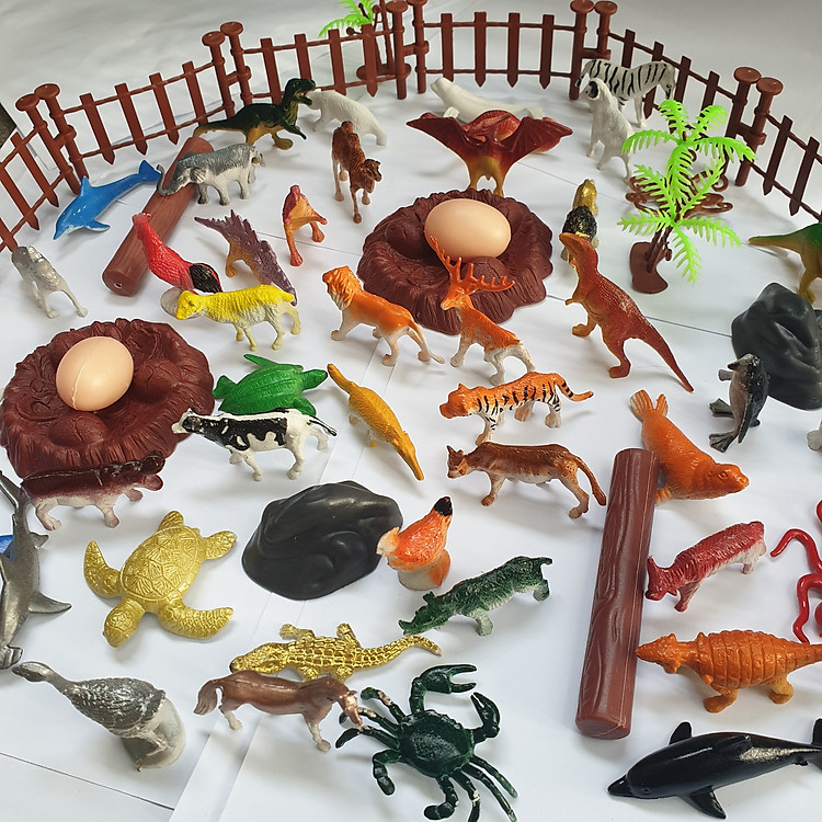 Mua Hộp 82 mô hình đồ chơi động vật Chính hãng Tiết kiệm - Hình ảnh 5