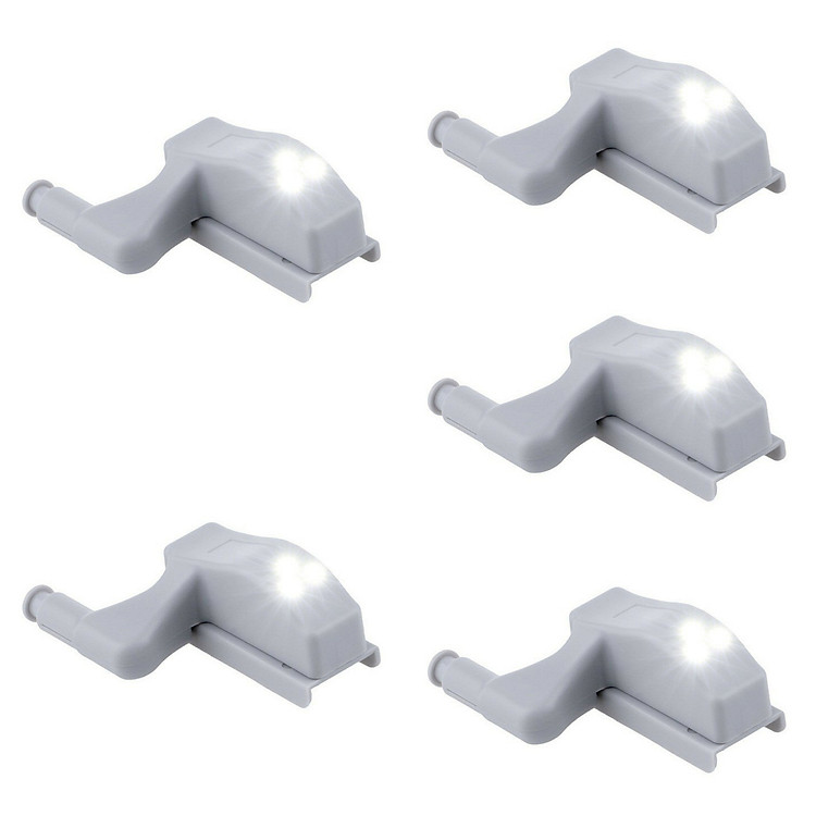 5 đèn led gắn bản lề tủ