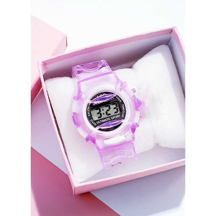 Đồng Hồ Nhựa Dẻo Dành Cho Bé Trai , Bé Gái Cao Cấp