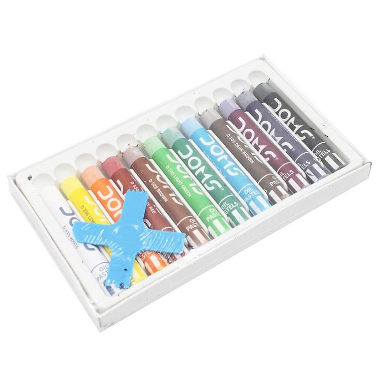 Hộp Bút Sáp Dầu DOMS 12 Màu - Ảnh 4