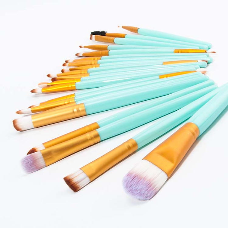 Set 20 cọ trang điểm chuyên nghiệp đủ loại (cọ mắt, cọ môi, cọ đánh nền...)