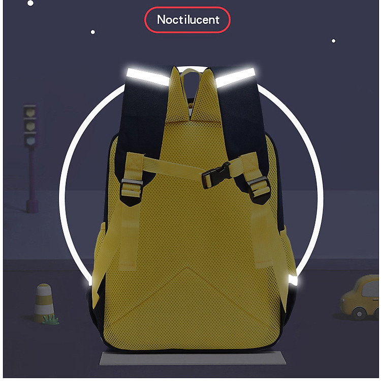 Ba Lô Học Sinh Cao Cấp BEE GEE HS1218 - Xám - Ảnh 4