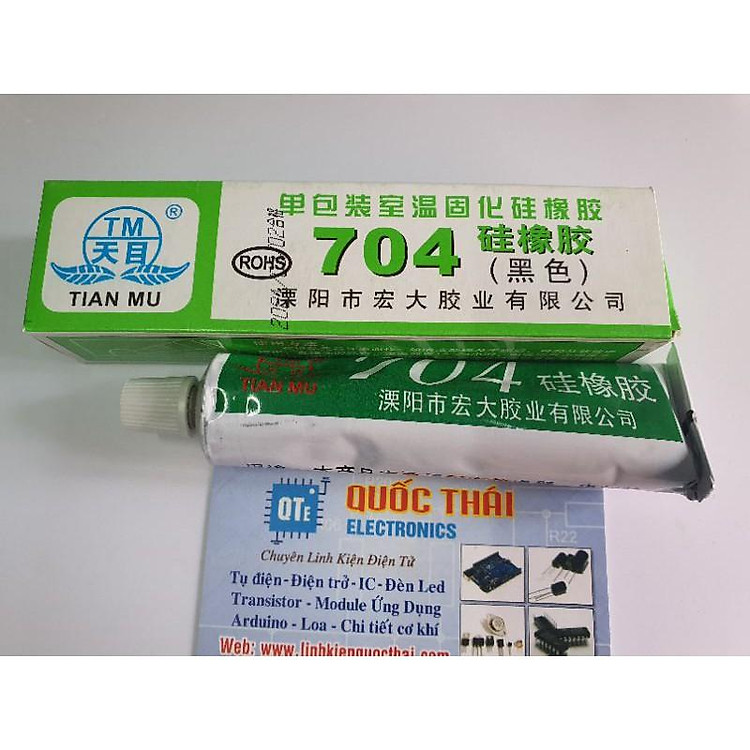 Keo phủ bảo vệ mạch 704 màu đen