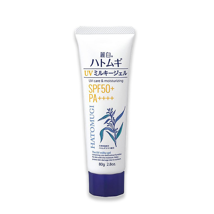 KEM CHỐNG NẮNG HATOMUGI SPF50+ PA++++ DƯỠNG ẨM VÀ LÀM SÁNG DA (TUÝP 80G)