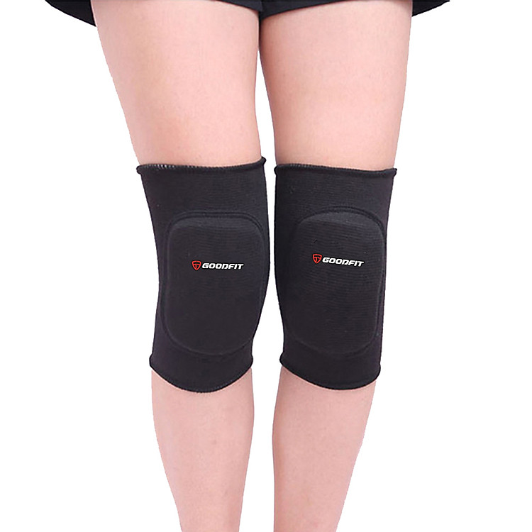 Bó gối thể thao, băng đầu gối GoodFit đệm xốp dày dặn, co giãn 4 chiều GF517K