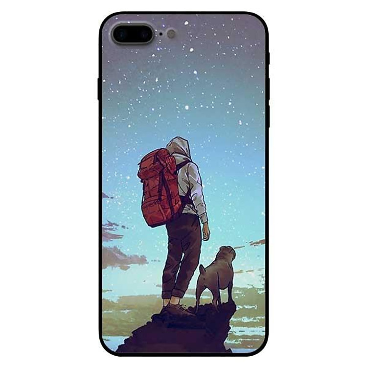 Ốp lưng dành cho iPhone 7 / iPhone 8 - iPhone Se 2020 - 7 Plus / 8 Plus mẫu Chàng Trai Và Cún